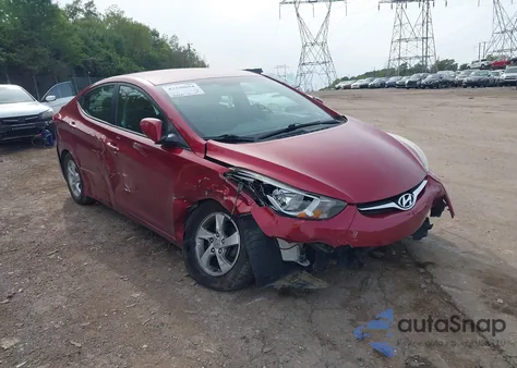 2014 Hyundai Elantra Se from USA, damaged, VIN 5NPDH4AEXEH466668